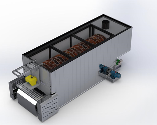 (Fire House) Diesel-powered tunnel oven